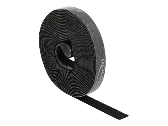 Delock Kabelbinderrolle - 5 m - Schwarz