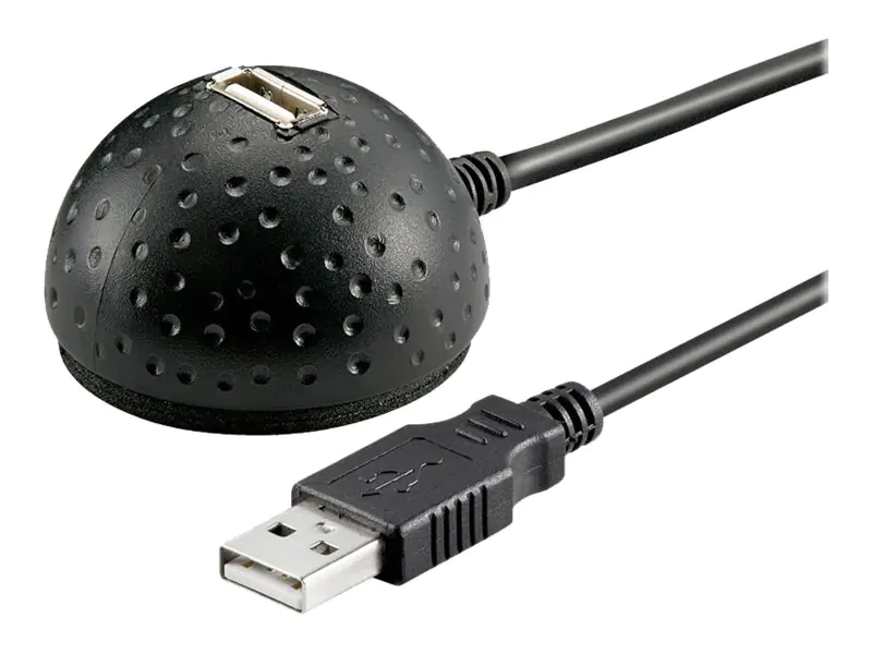goobay USB DOCK 150 - USB-Verlängerungskabel - USB (W) zu USB (S) - USB 2.0 - 1.5 m - Schwarz