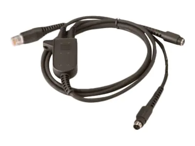 Honeywell - Tastaturweiche / Netzwerkkabel - RJ-45 (M) zu PS/2, Stromversorgung - 3 m - gewickelt - Schwarz