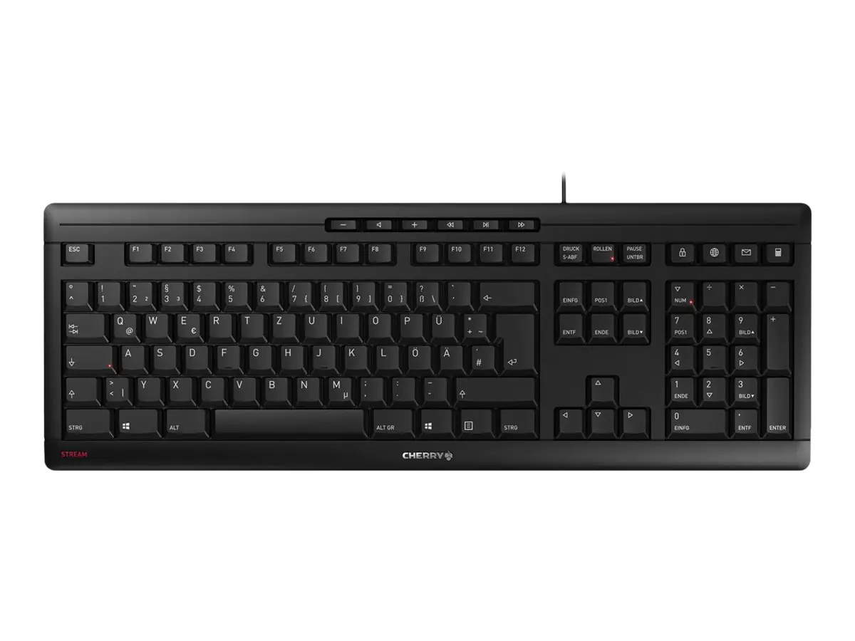 Cherry STREAM - Tastatur - kabellos - 2.4 GHz