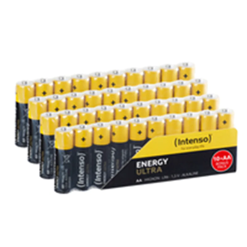 Intenso 7501520 - Energy Ultra Alkaline Batterie AA Mignon 40er-Pack - Batterie, Einwegbatterie, AA, Alkali, 1,5 V, 40 Stück(e), 2600 mAh