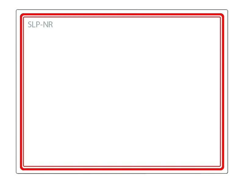 Seiko Instruments SLP-NR - Roter Rand - 54 x 70 mm 160 Etikett(en) (1 Rolle(n)