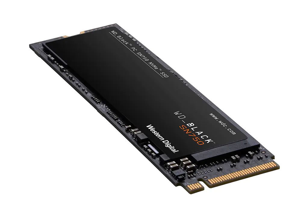 WD Black SN750 NVMe SSD WDS200T3XHC - SSD - 2 TB - intern - M.2 2280 - PCIe 3.0 x4 (NVMe) - integrierter Kühlkörper
