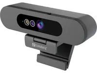 Sandberg Face-ID 2 - Webcam - Farbe - 2 MP - 1920 x 1080 - 1080p - Audio - USB 2.0