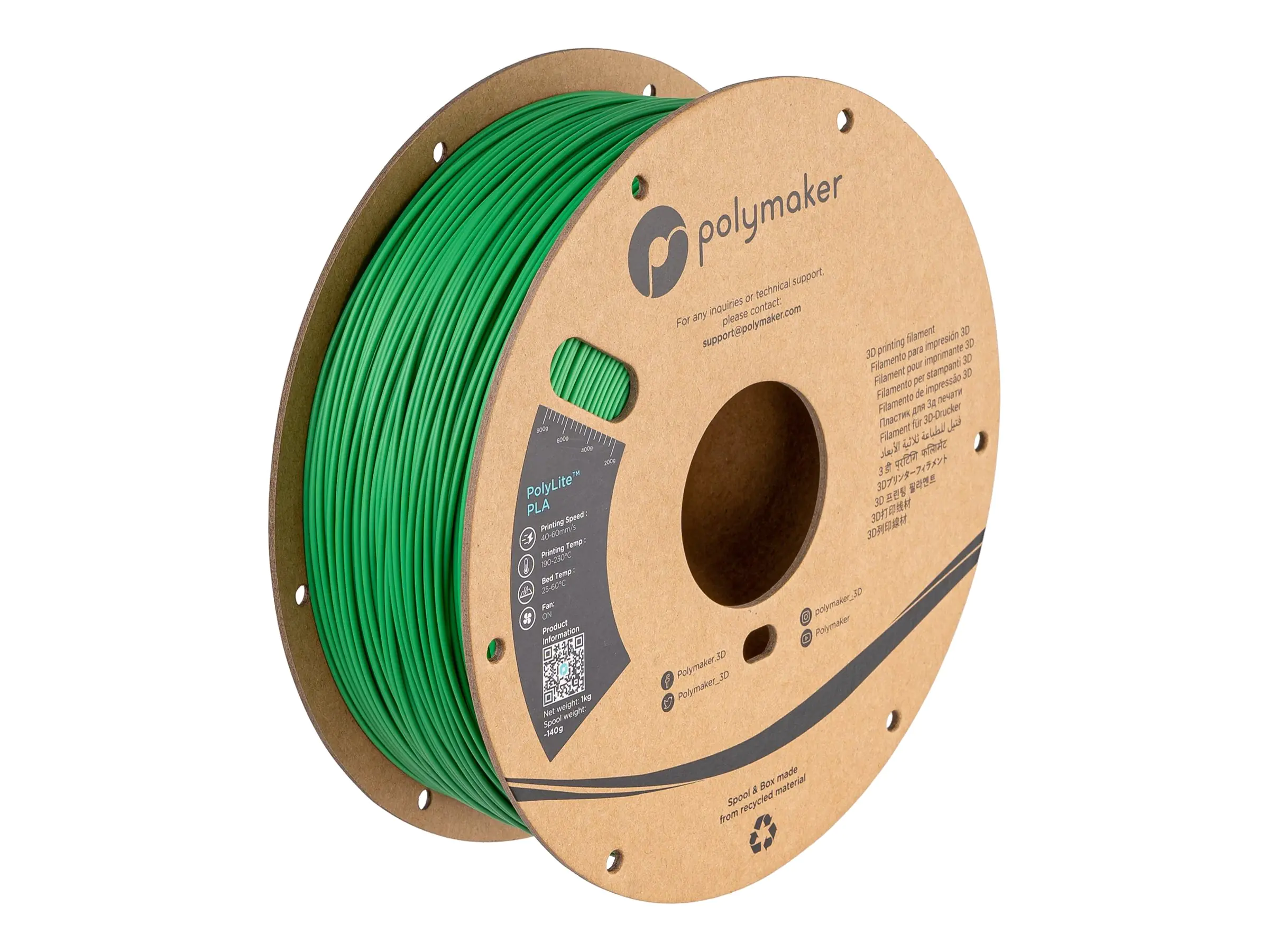 Polymaker PolyLite PLA Filament 1.75 mm 1 kg
