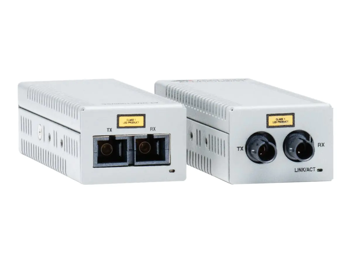 Allied Telesis AT DMC1000/ST - Medienkonverter - GigE - 1000Base-SX, 1000Base-T - RJ-45 / ST multi-mode - bis zu 500 m - 850 nm