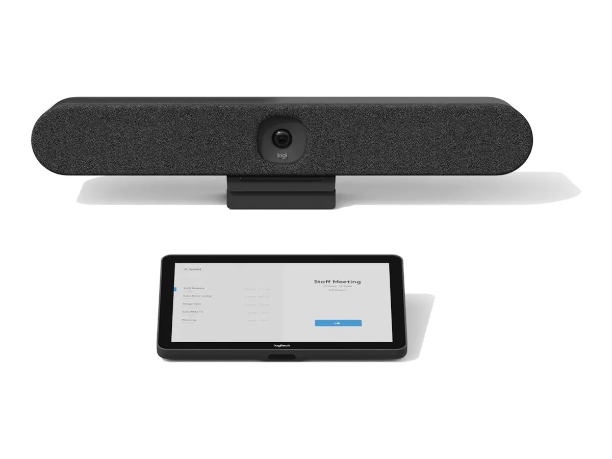Logitech Tap IP Appliance Room Solutions Huddle + Small Rooms - Kit für Videokonferenzen (Logitech Rally Bar Huddle, Logitech Tap IP) - Graphite