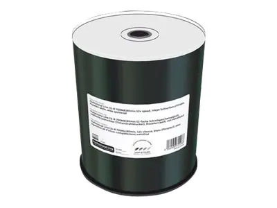 MediaRange Professional Line - 100 x CD-R - 700 MB (80 Min) 52x - weiß - mit Tintenstrahldrucker bedruckbare Oberfläche - Spindel