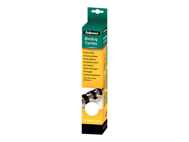 Fellowes Plastikbinderücken 5330403 DIN A4 8mm weiß 25 St./Pack.