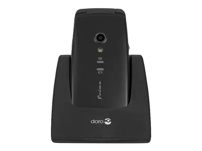Doro Primo 406 - Feature phone - LCD-Anzeige - 240 x 320 Pixel - rear camera 0,3 MP - Schwarz