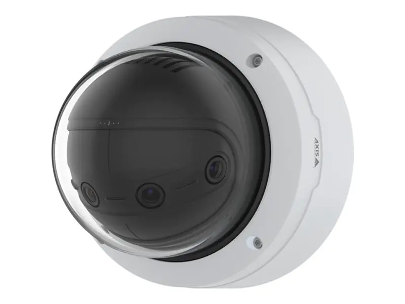 AXIS P38 Series P3827-PVE - Netzwerk-Überwachungskamera - Kuppel - Außenbereich - vandalismusgeschützt - Farbe (Tag&Nacht) - 7 MP - 3712 x 1856 - Audio - MJPEG, H.264, H.265