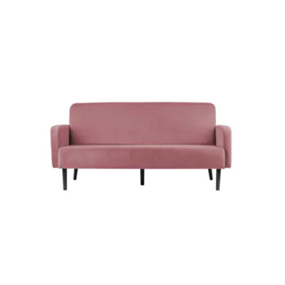 PAPERFLOW Sofa LISBOA 3Sitzer Samt sw/pi LC3PV.01.17
