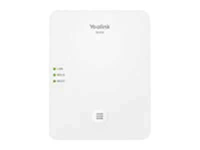 Yealink W80DM - Basisstation für schnurloses Telefon/VoIP-Telefon mit Rufnummernanzeige - DECT\GAP - dreiweg Anruffunktion - SIP, SIP v2 - 2-Leitungsbebetrieb - 100 Leitungen - Pearl White