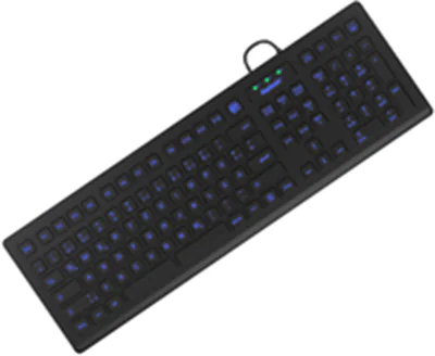 KeySonic Tas KSK-8031INEL-B DE Industrietastatur 105T bl - Tastatur