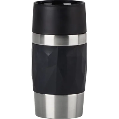 EMSA Thermobecher Travel Mug Compact Mehrweg 300ml Edelstahl silber