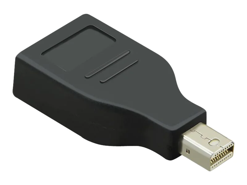 VALUE - Display-Adapter - Mini DisplayPort (M) zu DisplayPort (W) - DisplayPort 1.2 - 4K Unterstützung, Passiv - Schwarz