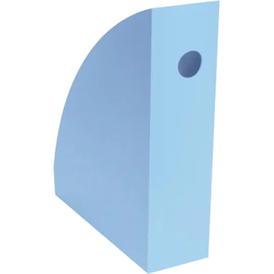 Exacompta Stehsammler Mag-Cube Bee Blue 11 x 32 x 29,2 cm (B x H x T) DIN A4, Überbreite Werkstoff: Kunststoff, recycelt hellblau