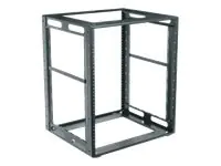 Middle Atlantic Products Middle Atlantic CFR-12-18 - Rack-Mounting-Rahmen - schwarze Pulverbeschichtung - 12U - 48.3 cm (19")