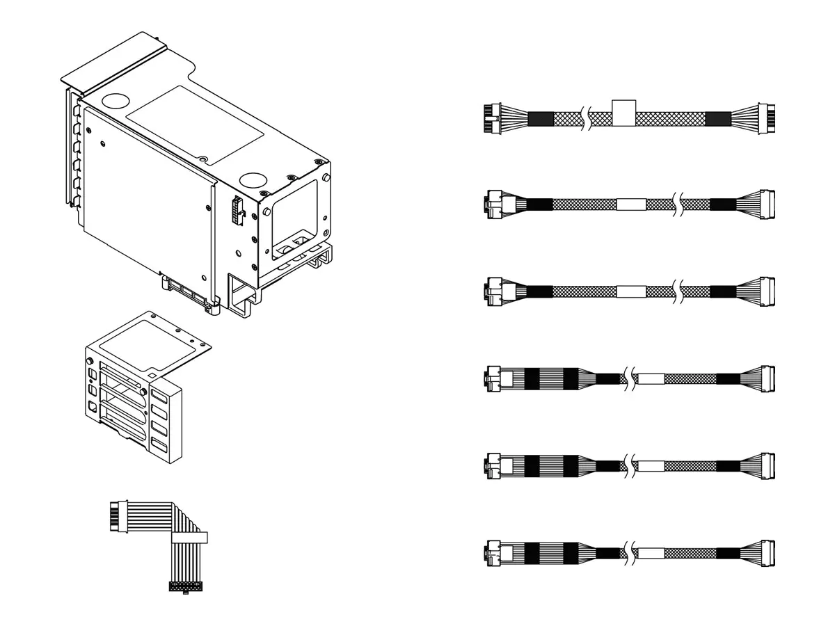 Lenovo ThinkSystem SR860 V3 6 x8 PCIe G5 Riser 2 HHHL Optio
