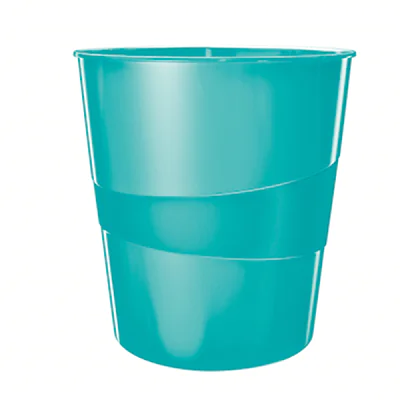 Leitz Papierkorb WOW 52781051 15l PS eisblau