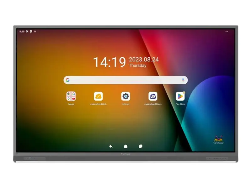 ViewSonic ViewBoard IFP8652-2F - 218 cm (86") Diagonalklasse (217.4 cm (85.6") sichtbar) - IFP52-2F Series LCD-Display mit LED-Hintergrundbeleuchtung - interaktiv - mit Touchscreen (Multitouch) / 8-Mikrofon-Array - 4K UHD (2160p) 3840 x 2160 - Direct LED