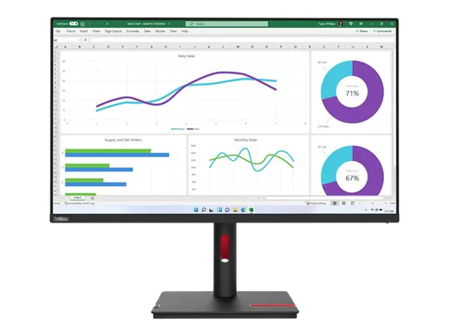 Lenovo ThinkVision T32h-30 - LED-Monitor - 80 cm (31.5") - 2560 x 1440 WQHD @ 60 Hz - IPS - 350 cd/m² - 1000:1 - 4 ms - HDMI, DisplayPort, USB-C - Raven Black