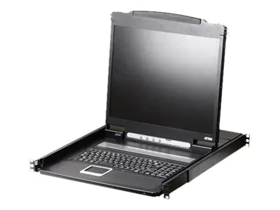 ATEN CL1000N, 1920 x 1200 Pixel, WUXGA, Rack-Einbau, 24 W, 1U, Schwarz CL1000N-AT-XG