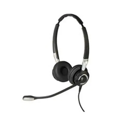 Jabra Biz 2400 II QD Duo UNC - Kopfhörer - Kopfband - Büro/Callcenter - Schwarz - Silber - Binaural - Verkabelt