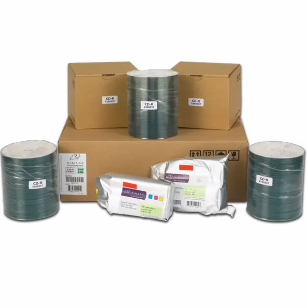 Rimage Mediakti Everest 400 500 DVD-R inkjet white full surface 1x CMY Farbband 1 Re-Transferband