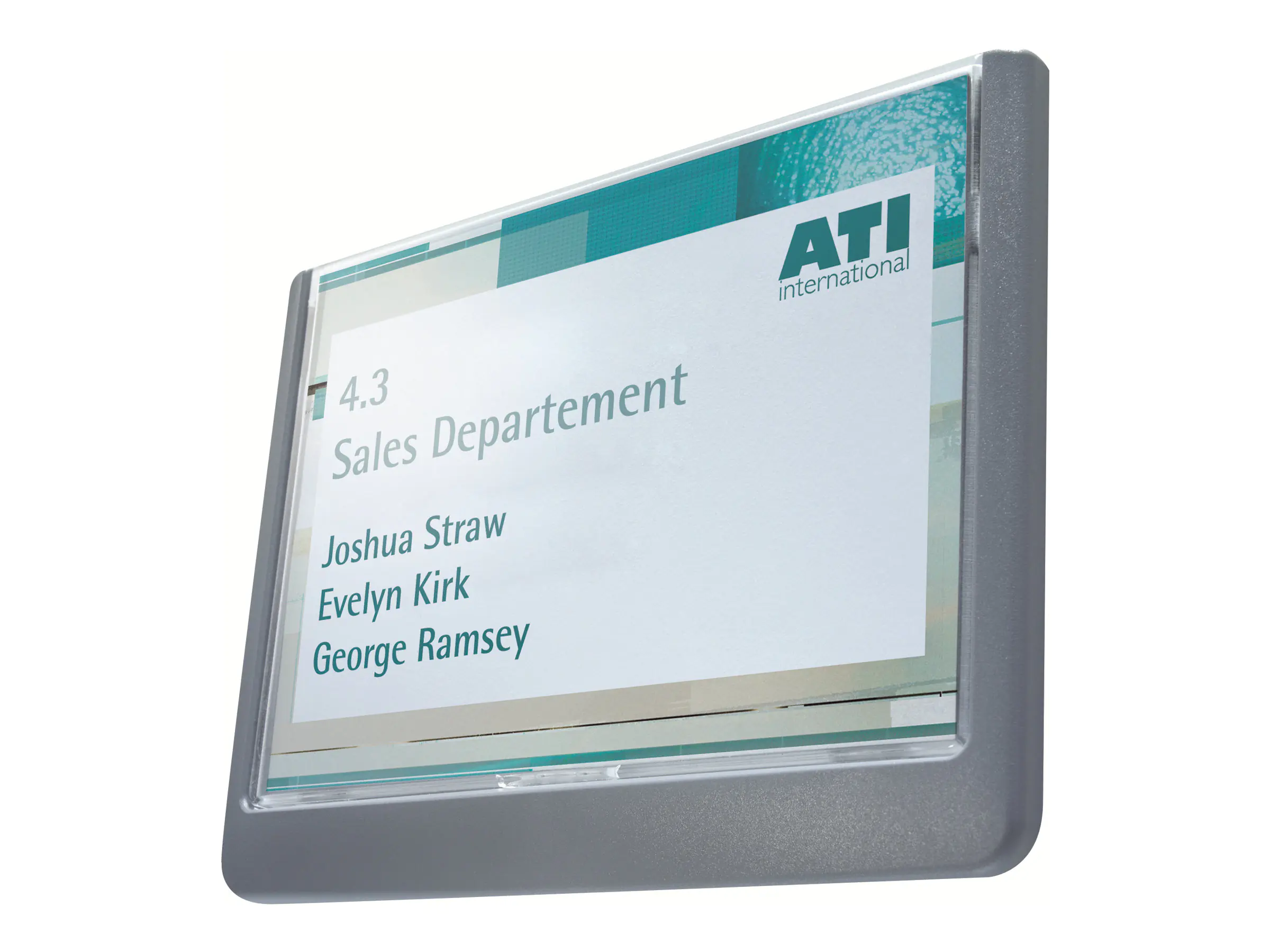 Durable CLICK SIGN - Schildhalterung - Türbefestigung 4861-37