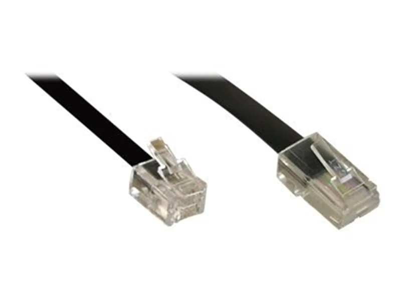 InLine Modularkabel - RJ45 zu RJ12 Stecker / Stecker - 6-adrig - 6m 18645