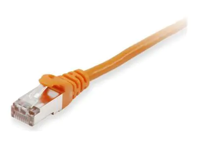 equip - Patch-Kabel - RJ-45 (M) zu RJ-45 (M) - 25 m - S/FTP - CAT 6 - geschirmt, halogenfrei, geformt, verseilt - orange