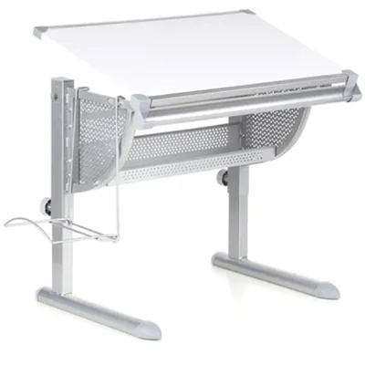 hjh OFFICE Schreibtisch BELIA Maße: 800 x 800 x 500 mm (B x H x T) Spanplatte, meaminharzbeschichtet weiß