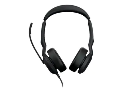 Jabra Evolve2 50 MS Stereo - Headset - On-Ear - kabelgebunden - aktive Rauschunterdrückung - USB-C - Schwarz - Zoom Certified, Zertifiziert für Microsoft Teams, Cisco Webex Certified, Alcatel-Lucent-zertifiziert, Unify Certified, Google Meet Certified, Am