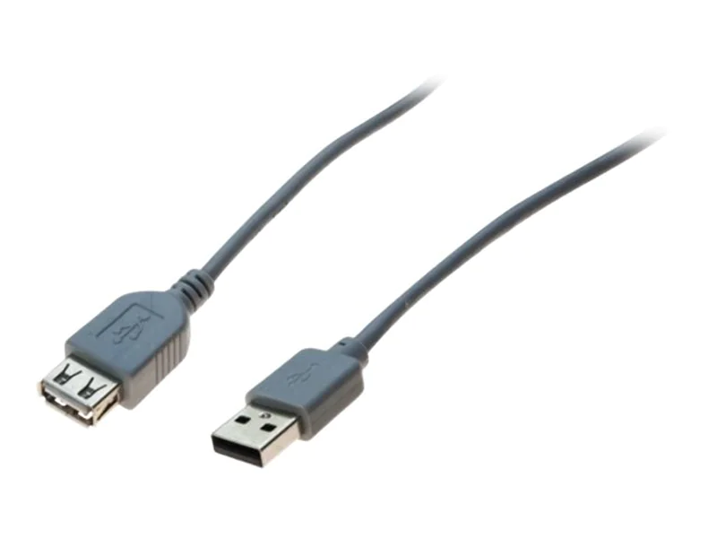 exertis Connect - USB-Verlängerungskabel - USB (M) zu USB (W) - USB 2.0 - 5 m - Grau