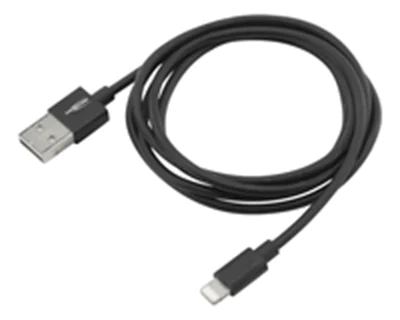 Ansmann 1700-0078 - 1,2 m - USB A - Lightning - Männlich - Männlich - Schwarz
