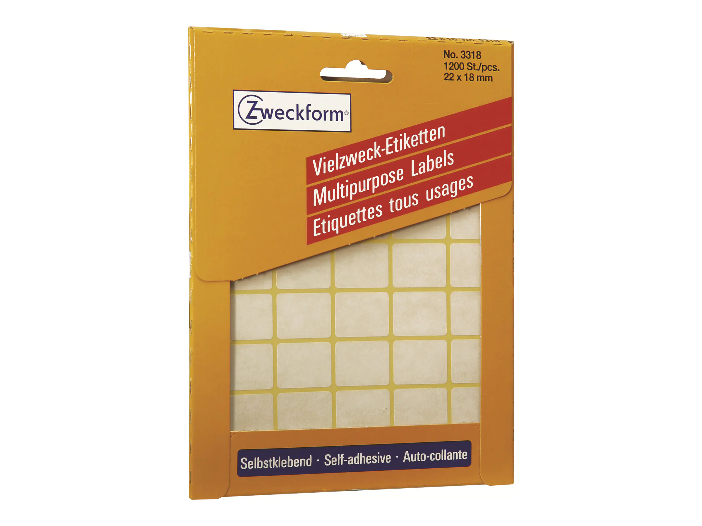 Avery Zweckform Avery Multi-Purpose Labels 3318 - Selbstklebend