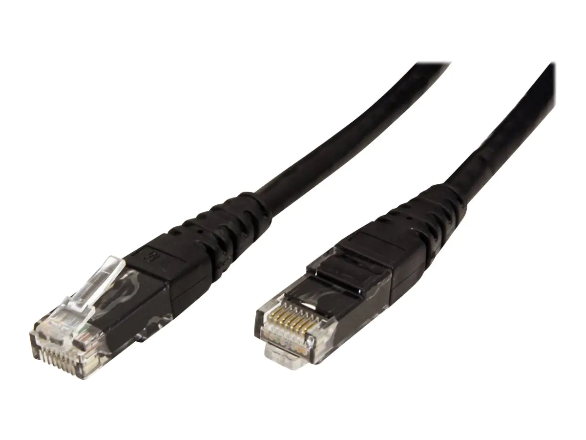 Roline - Patch-Kabel - RJ-45 (M) zu RJ-45 (M) - 3 m - UTP - CAT 6 - Schwarz