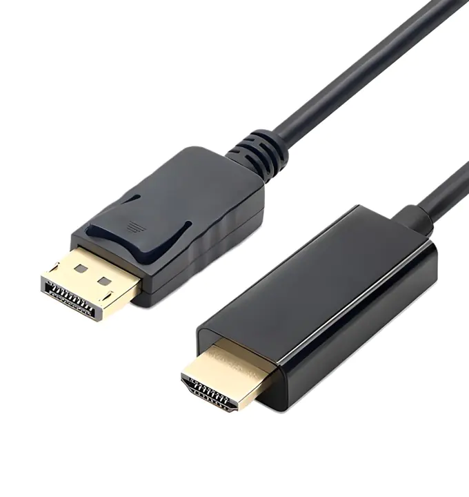 Bayko PERFORMANCE DisplayPort 1.2/HDMI 2.0 Anschlusskabel, Stecker/Stecker, aktiv, ULTRA HD 4K, schwarz, 3m