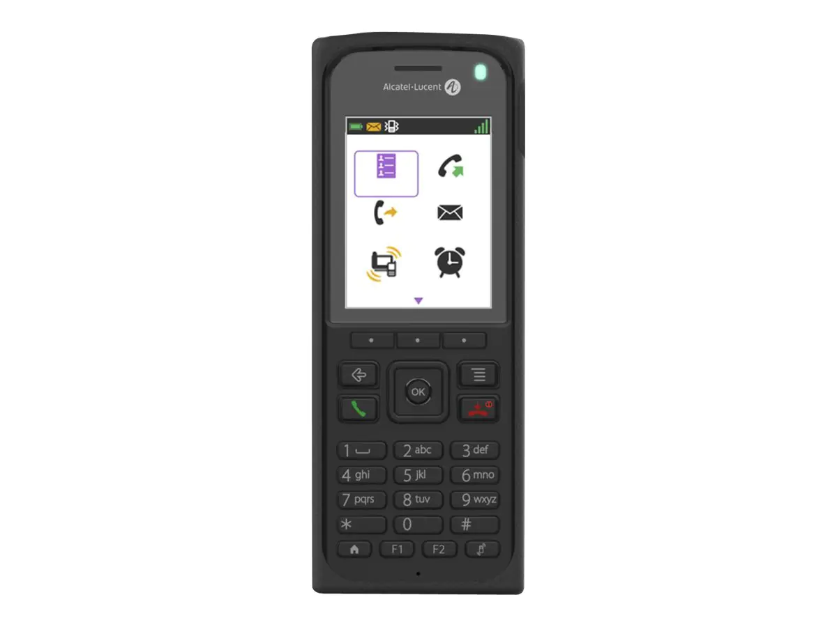 Alcatel-Lucent 8262 DECT - Schnurloses Digitaltelefon - mit Bluetooth-Schnittstelle - IP-DECT\GAP - Schwarz