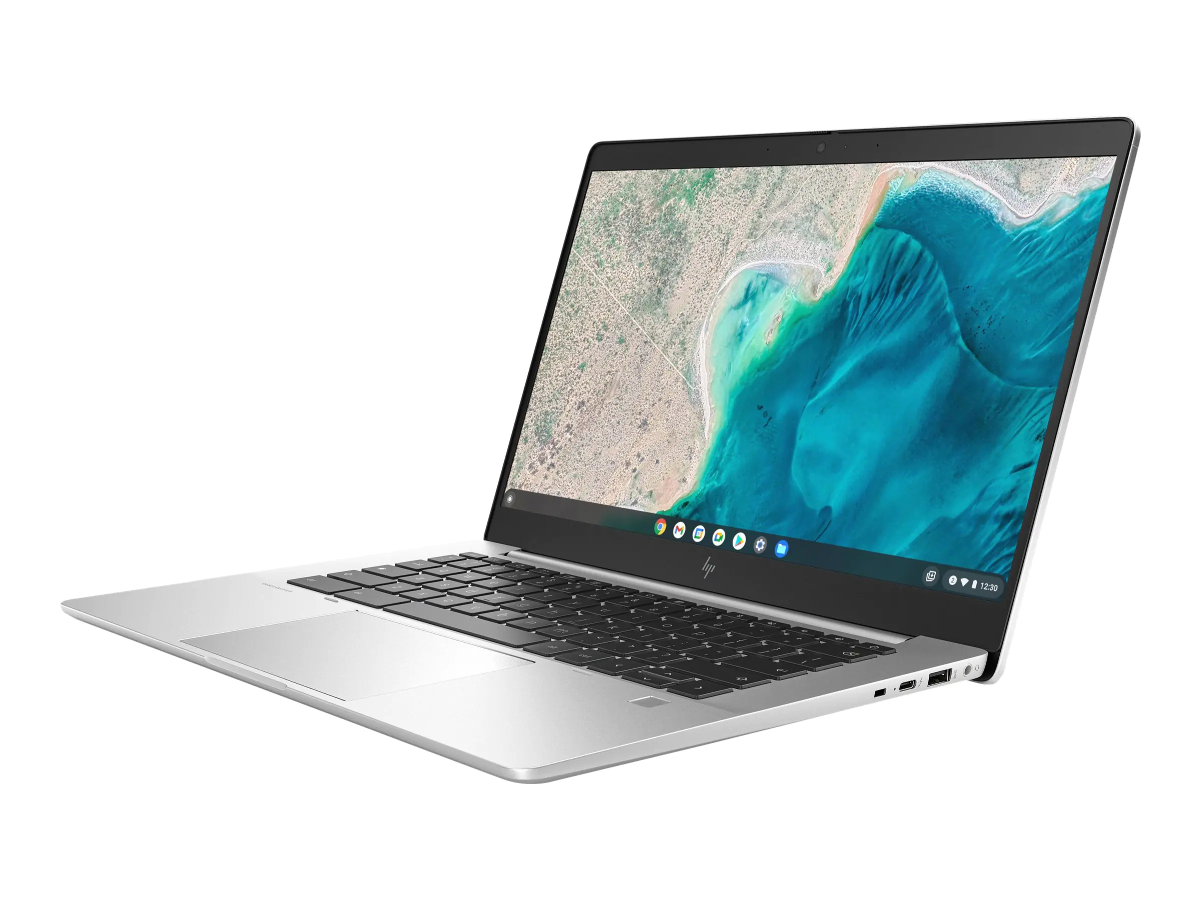 HP Elite c640 G3 Chromebook Enterprise - Intel Core i3 1215U / 1.2 GHz - Chrome OS - UHD Graphics - 8 GB RAM - 256 GB SSD NVMe, HP Value - 35.6 cm (14") IPS HP SureView Reflect 1920 x 1080 (Full HD) - Wi-Fi 6E - kbd: Deutsch