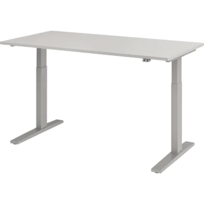 Hammerbacher Schreibt. el.160x80cm si/gr VXMKA16/5/S