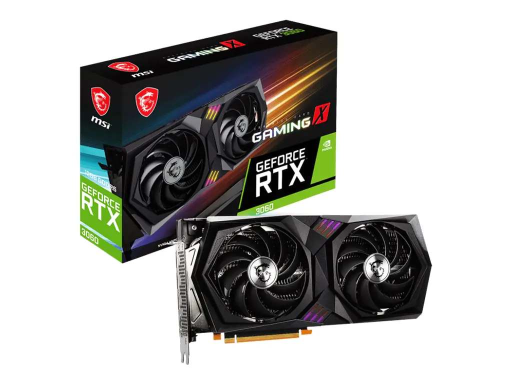 MSI GeForce RTX 3060 GAMING X 12G - Grafikkarten - GF RTX 3060 - 12 GB GDDR6 - PCIe 4.0 - HDMI, 3 x DisplayPort