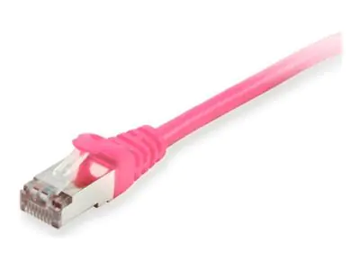 equip - Patch-Kabel - RJ-45 (M) zu RJ-45 (M) - 25 m - S/FTP - CAT 6 - geschirmt, halogenfrei, geformt, verseilt - pink