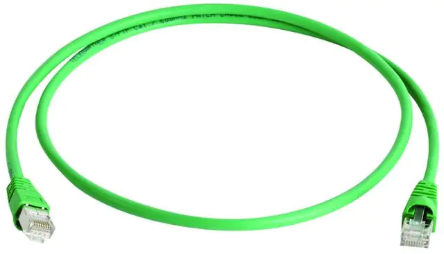 Telegärtner MP8 FS 600 - Patch-Kabel - RJ-45 (M) zu RJ-45 (M) - 1 m - SFTP - CAT 7 - grün