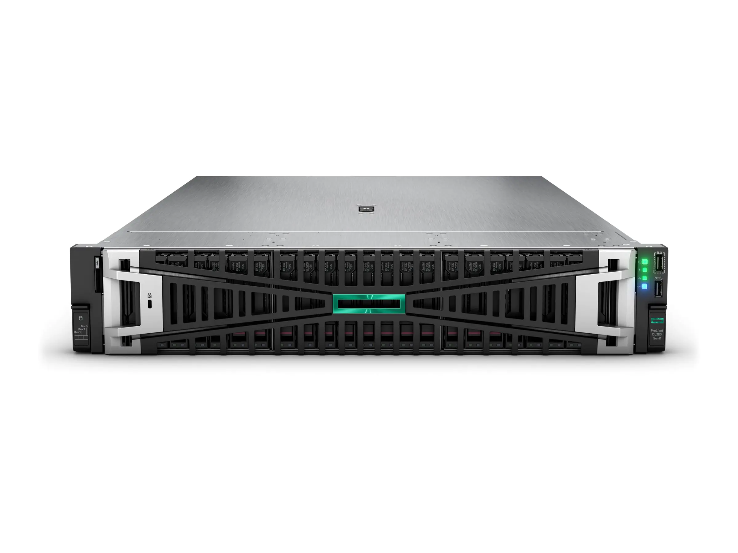 HPE ProLiant DL380 Gen11 Network Choice - Server - Rack-Montage - 2U - zweiweg - 1 x Xeon Silver 4514Y / 2 GHz - RAM 128 GB - NVMe - Hot-Swap 6.4 cm (2.5") Schacht/Schächte - keine HDD - 10GbE - kein Betriebssystem - Monitor: keiner - Smart Choice