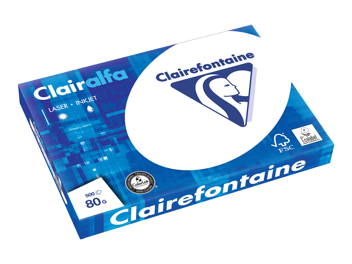 Exacompta Clairefontaine CLAIRALFA - Weiß - A3 (297 x 420 1969C