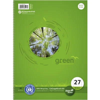 Staufen Collegeblock Green 608575010 DIN A4 70g lin. 80Bl