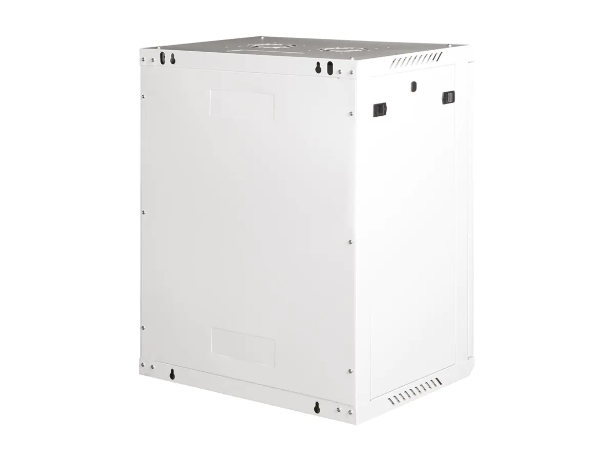 ROLINE Basic Plus - Gehäuse Netzwerkschrank - 600x450 BxT - geeignet für Wandmontage - RAL 7035, Hellgrau - 18U - 48.3 cm (19") 26.21.0127