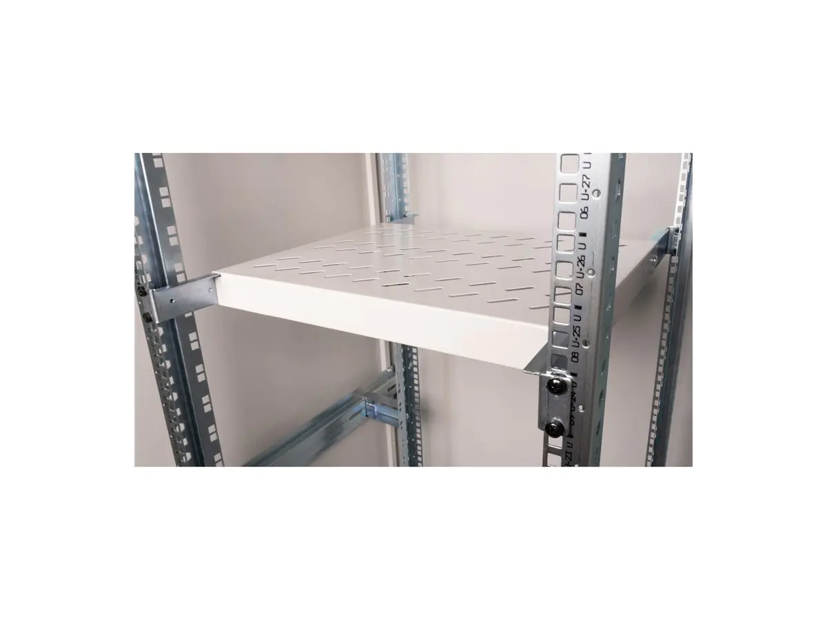 ROLINE Rack - Regal - 350 mm Tiefe, 50 kg Tragfähigkeit - RAL 7035, Hellgrau - 1U - 48.3 cm (19") 26.21.0279